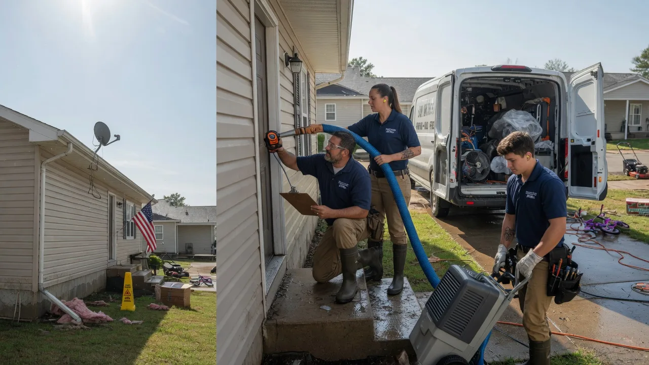 Ceiling Water Damage Restoration in Linesville, PA near me